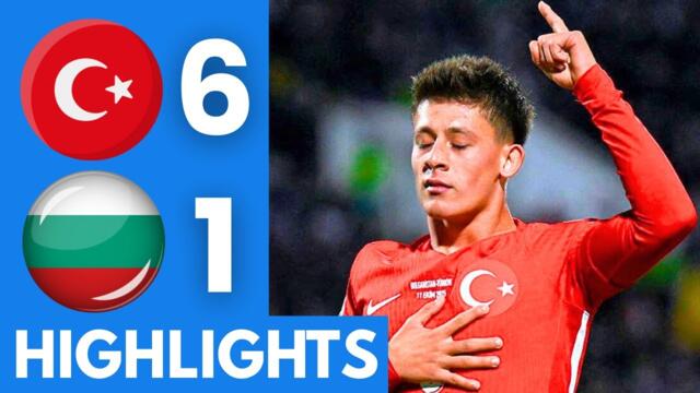 Bulgaria vs Türkiye (1-6) Highlights | UEFA World Cup Qualifiers 2025/26