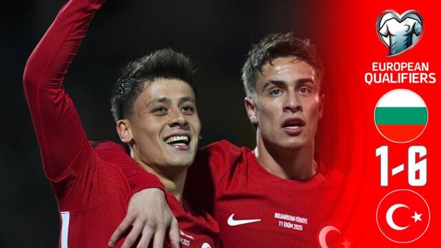 Bulgaria vs Turkiye 1-6 Highlights Goals | 2026 World Cup European Qualifiers