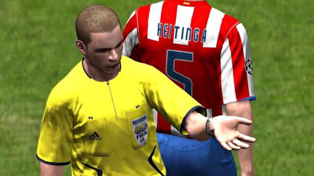 In PES 2009 you can FOOL THE REFEREE (and almost nobody knows this)