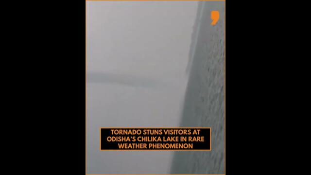 Odisha Witnesses Unseen Weather Phenomenon | Tornado Hits Chilika Lake | Kalijai Temple in View