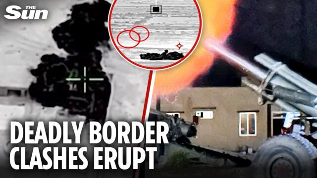 Pakistan strikes Taliban posts and closes border with Afghanistan in deadly clashes