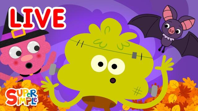 🔴 Trick or Treat With Super Simple Live! 🎃 | Best Halloween Kids Songs | Super Simple Songs 2025-10-13 17:27