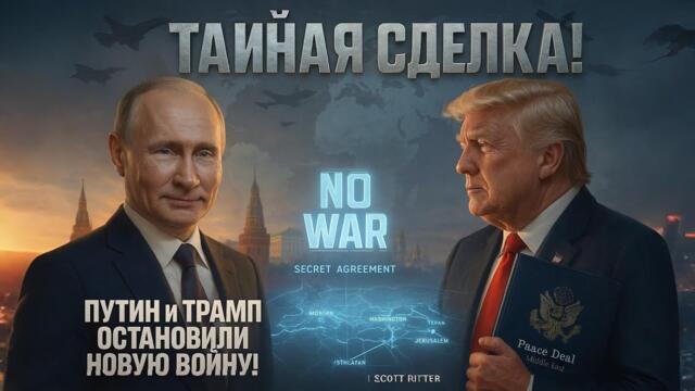 🕵️ Тайная сделка: Путин и Трамп остановили новую ближневосточную войну! | Скотт Риттер