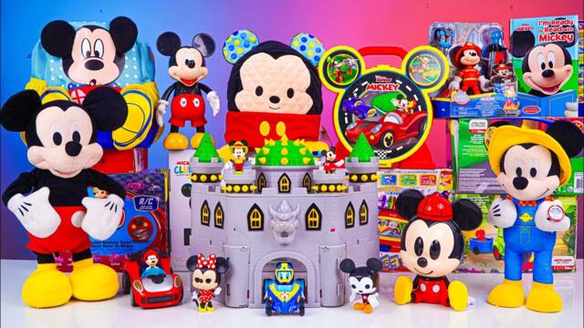 Satisfying with Unboxing Disney Mickey Mouse Vehicle Race Garage Playset | Review Toys ASMR