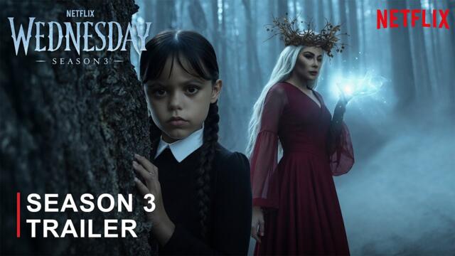 WEDNESDAY: SEASON 3 - First Trailer | Jenna Ortega, Lady Gaga | Netflix