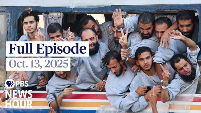 PBS News Hour full episode, Oct. 13, 2025