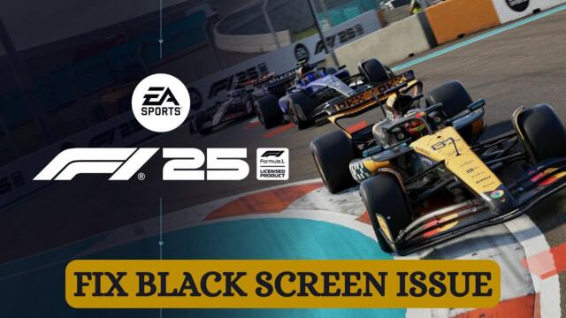 How To Fix F1® 25 Black Screen issue on PC #blackscreen #f125
