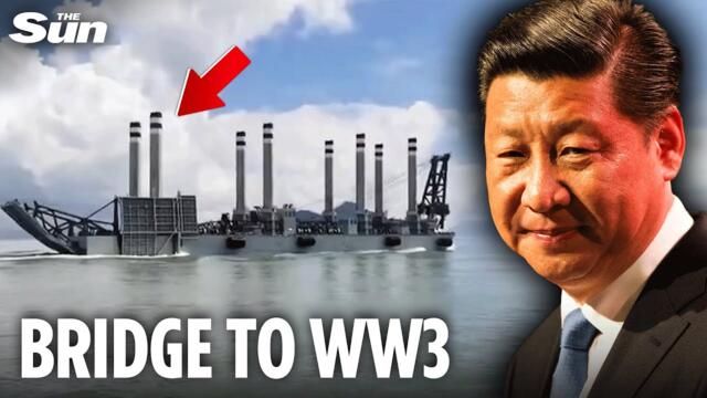 China’s D-Day style Taiwan invasion ships filmed on move for first time as WW3 looms