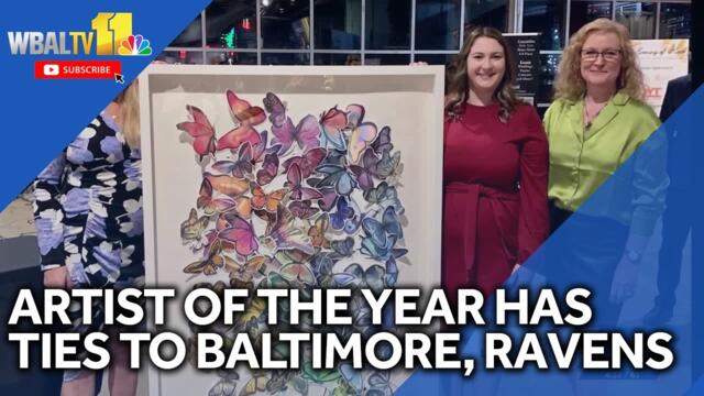 American Cancer Society's Artist of the Year has Baltimore, Ravens ties