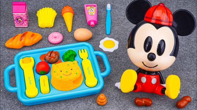 Satisfying with Unboxing Disney Junior Mickey Mouse Ultimate Kitchen Playset | Review Toys ASMR