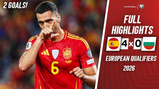 Spain vs Bulgaria 4-0 - Highlights & All Goals - Mikel Merino & Oyarzabal Goal