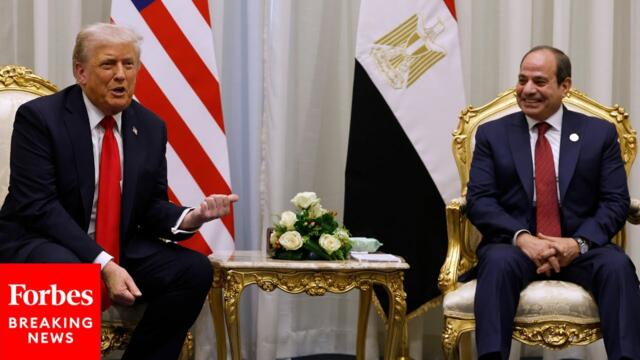 Trump Asked If Egyptian President Will Be On Gaza Peace Board Right In Front Of Him