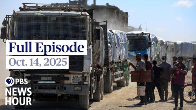 PBS News Hour full episode, Oct. 14, 2025