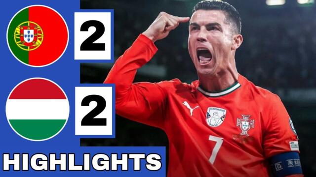 🔴Portugal vs Hungary (2-2) Extended HIGHLIGHTS | World Cup Qualifier