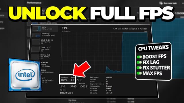 Fix 100% CPU Usage & Unlock Full Performance – Ultimate Gaming Optimization (2025)