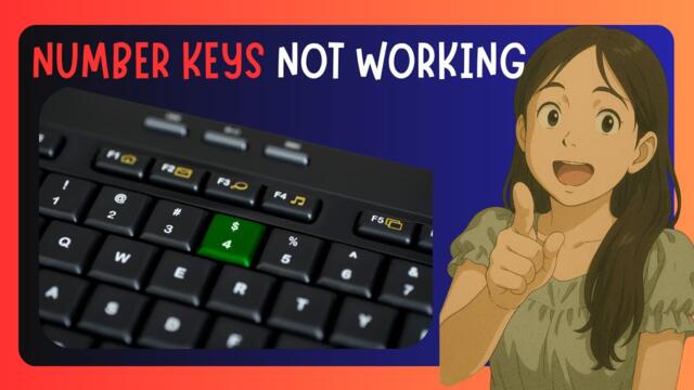 QUICK FIX For Number Keys Not Working In Windows 11