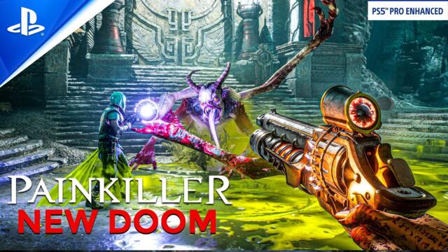 PAINKILLER New Exclusive Gameplay | BRUTAL CO-OP SHOOTER with Demonic Hordes like DOOM The Dark Ages