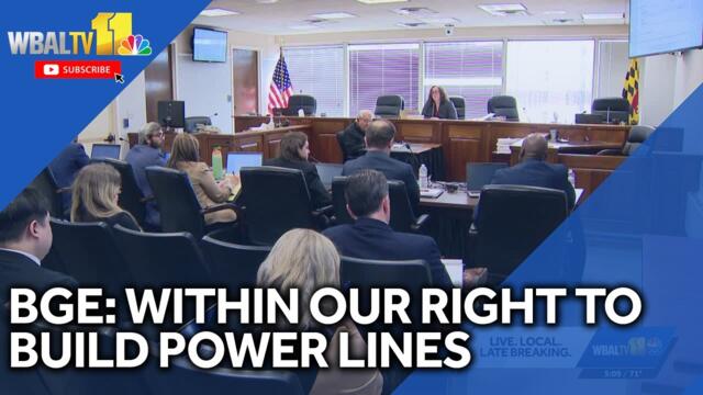 BGE: Within utility's right to construct power lines