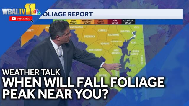 Weather Talk: Looking at the foliage report