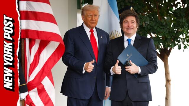 Trump Welcomes the President of Argentina, Defends $20B Bailout