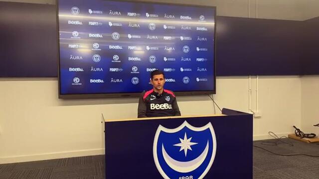 John Mousinho's Portmouth press conference ahead of Leicester City