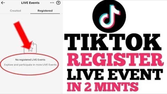 How to open Live Event option on TikTok ¦ TikTok Live event register kasy kary