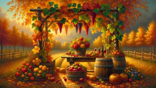 🍁Златна есен,добре си ни дошла, обагрена в жълто и червено ... (Samvel Yervinyan)🍂