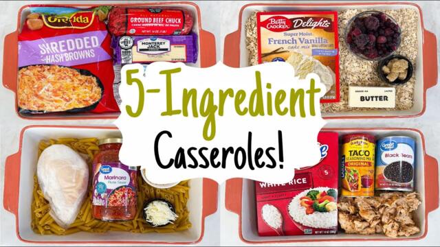 5 EASY 5-Ingredient Casseroles (Plus a Delicious Oat Berry Cobbler!) | Julia Pacheco Recipes