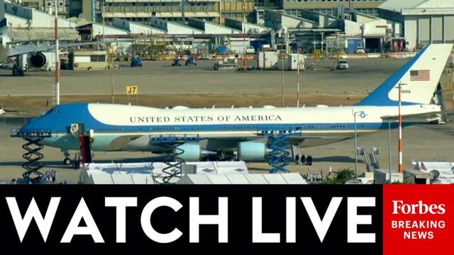 WATCH LIVE: President Trump Departs Israel,On Air Force One En Route To Egypt