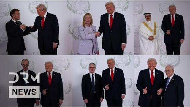 Trump Meets Sharif, Macron, Erdoğan, Meloni, Starmer & Palestine President at Peace Summit | AQ1B