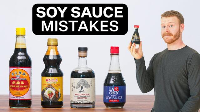 3 Mistakes Most People make when using Soy Sauce.