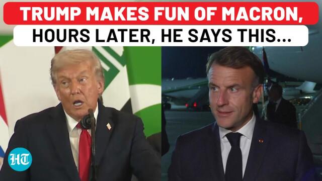 Trump Makes Fun Of Macron On Stage; Hours Later, France President Says This…| Gaza| Israel| Hamas