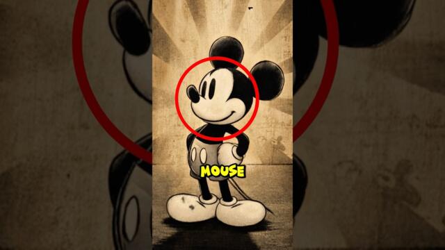 What if I told you Mickey once smiled… without moving his eyes?” 👀 #shorts