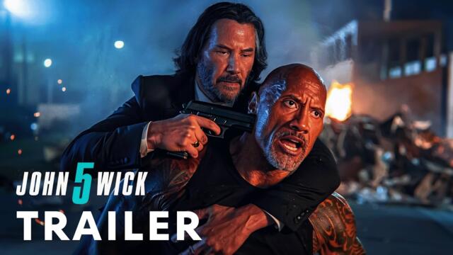 John Wick: Chapter 5 (2025) - First Trailer | Keanu Reeves, Dwayne Johnson, Jason Statham | Concept