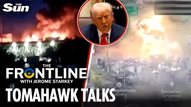 Ukraine repels HUGE armoured Russian assault as Trump says 'Tomahawks on the table'