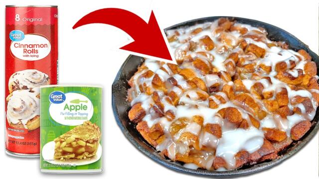 Easy Apple Fritter Bake Anyone Can Make! 5 Ingredients!