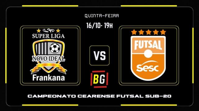 2ª FASE CAMPEONATO CEARENSE SUB-20  JOGO IDA
