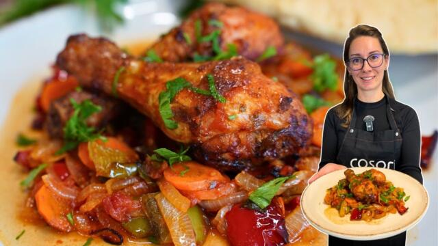 Пиле по ЛОВДЖИЙСКИ и бързо домашно хлебче в Еър Фрайър Cosori Turbo Power Pro