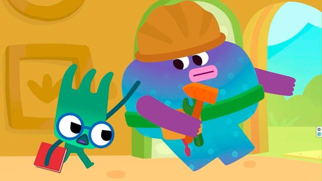Вкусные приключения - Ум и Хрум: СТРОИТЕЛЬ  - Мультфильм для детей | Серия 49