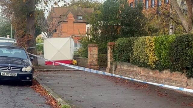 Police set up cordon around college
