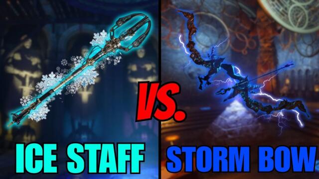 Ice Staff vs. Storm Bow - STAFFS vs BOWS: Part 1