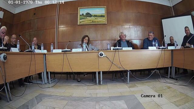 Видеозаписи от 42-ро извънредно заседание на Общински съвет – Твърдица, 16.10.2025 г. - камера 1