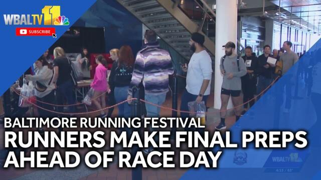 Final preparations underway ahead of Baltimore Running Festival