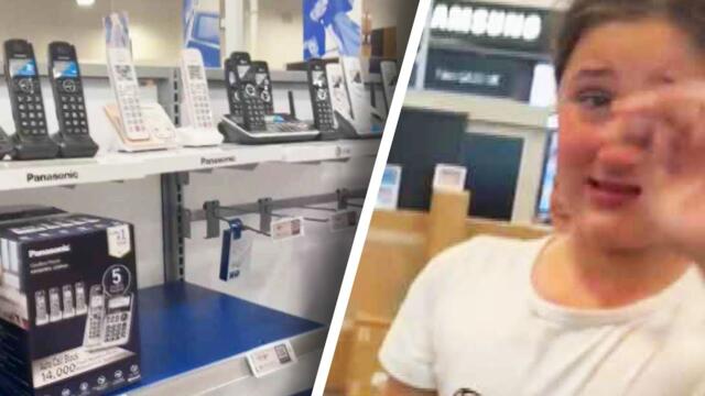 Mom Reveals To Kids They’re Shopping For Landline Phone, Not Cell Phones