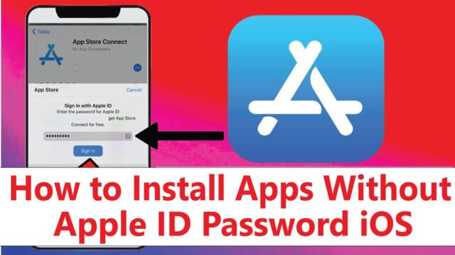 How to install apps without apple id /  Download apps from app store without Password /iPhone iOS 16
