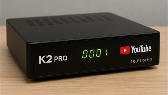4K K2 Pro 4k UHD Android Uydu Alıcısı Kutu Açılımı