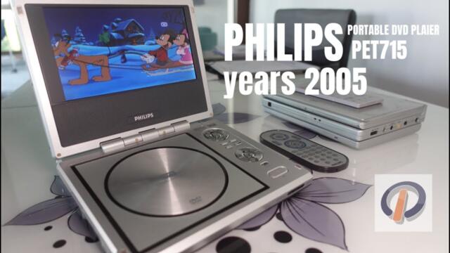 PHILIPS - PET715 | PORTABLE DVD PLAIER | years 2005