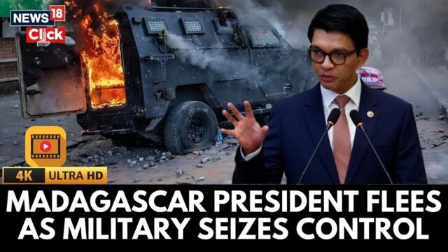 Madagascar President Rajoelina Flees the Country Amid Military Takeover and Mass Protests | 4K