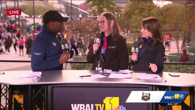 LIVE: How Medstar Health keeps runners healthy at the Baltimore Running Festival