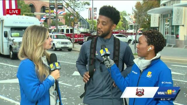 LIVE: Mayor Brandon Scott checks in at the Baltimore Running Fesitival